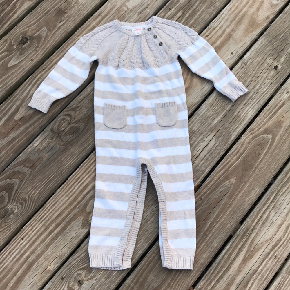 Sweater romper one piece